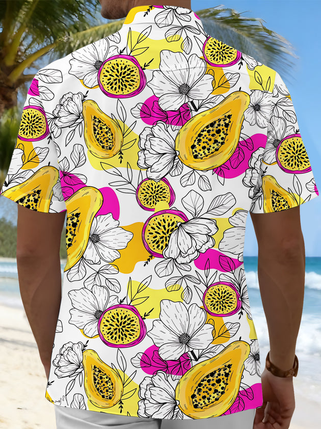 men's pocket shirt back view