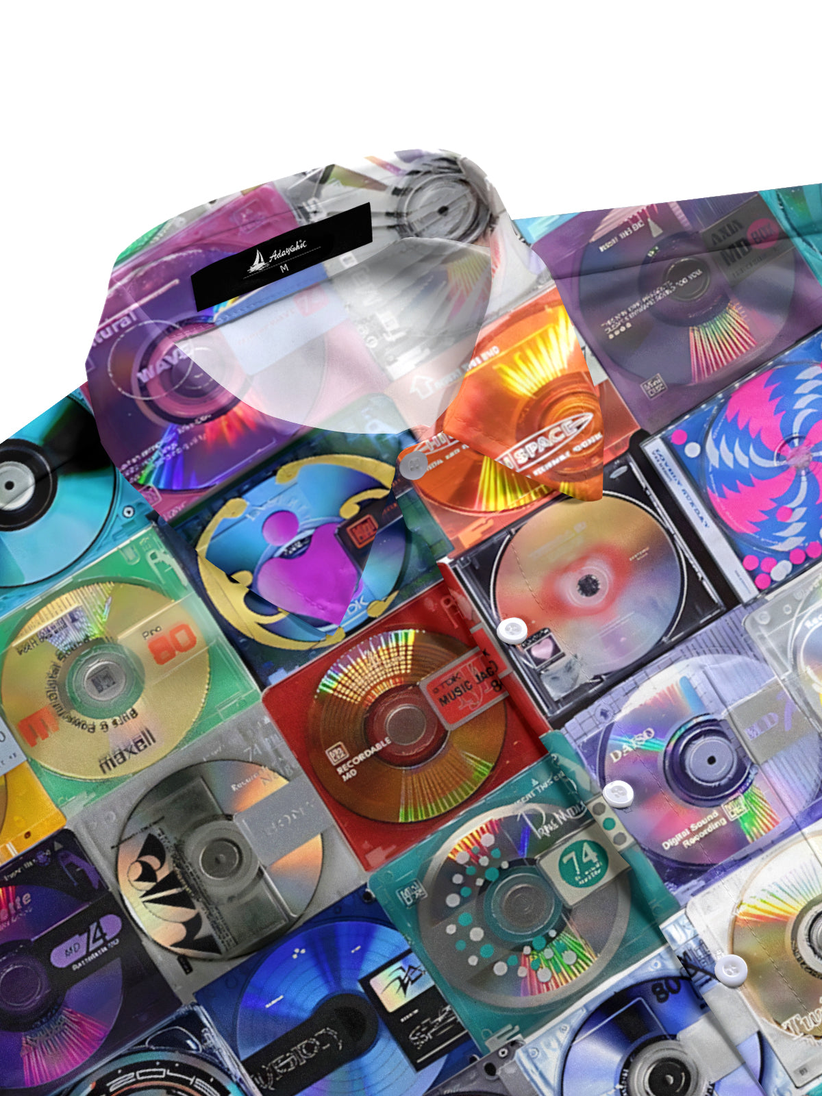 CD Print Men's Pocket Short Sleeve Shirts