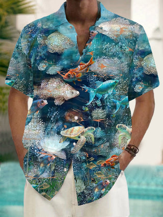 men's shirt front view
