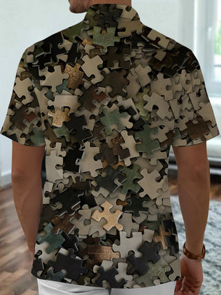 men's pocket shirt back view