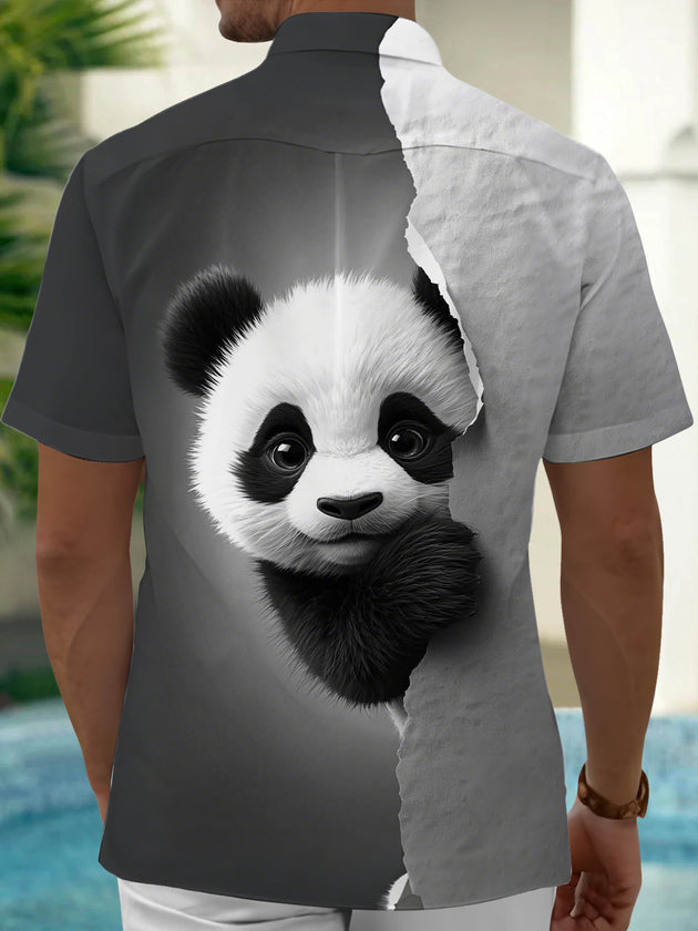 men's pocket shirt back view