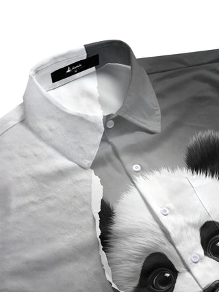 men's short sleeve shirt side view