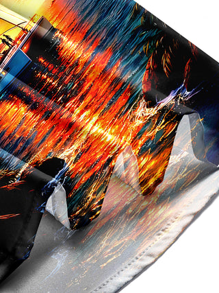 men's Hawaiian shirt tropical beach vacation