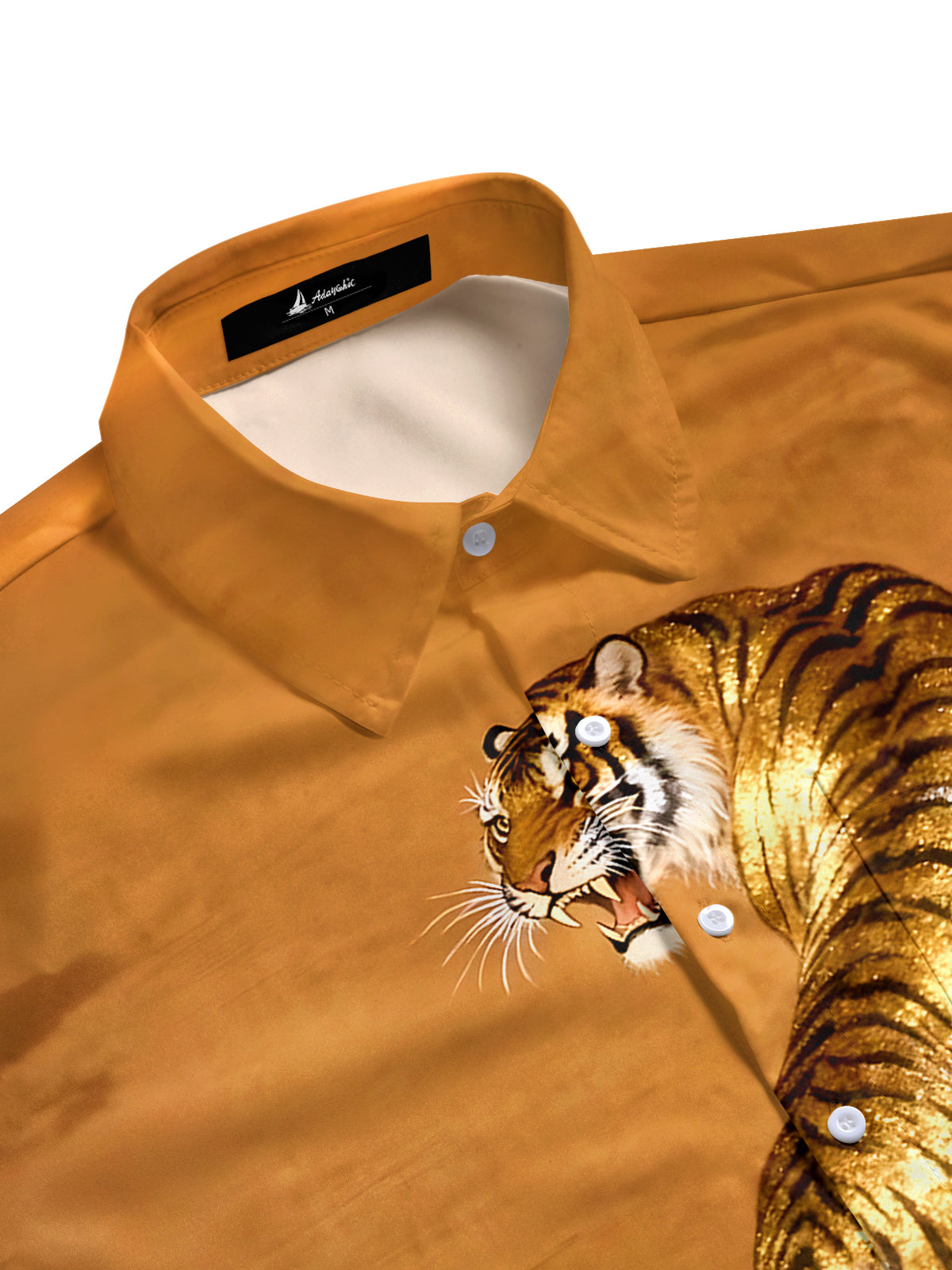 Tiger Men's Pocket Short Sleeve Shirts