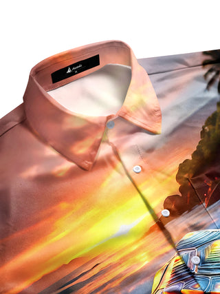 men's tropical shirt side view