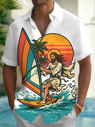 men's shirt front view