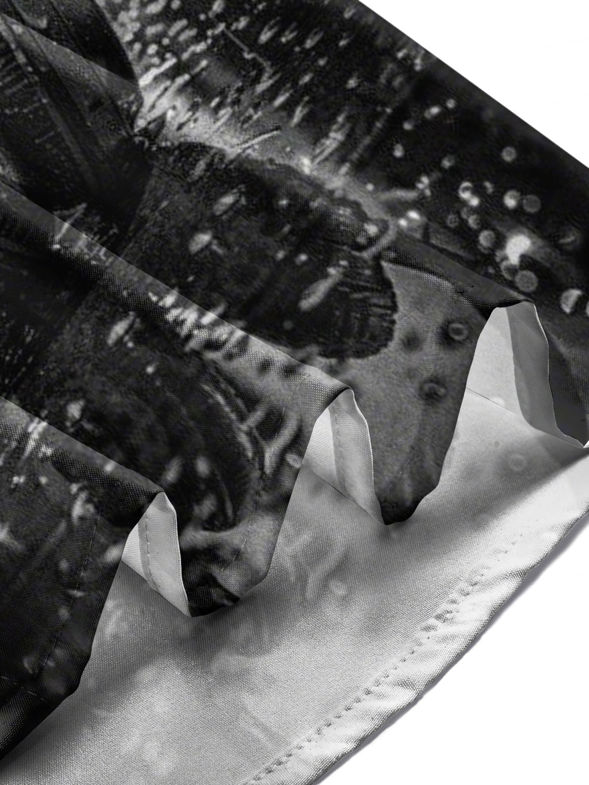 Earphone Print Men's Pocket Short Sleeve Shirts