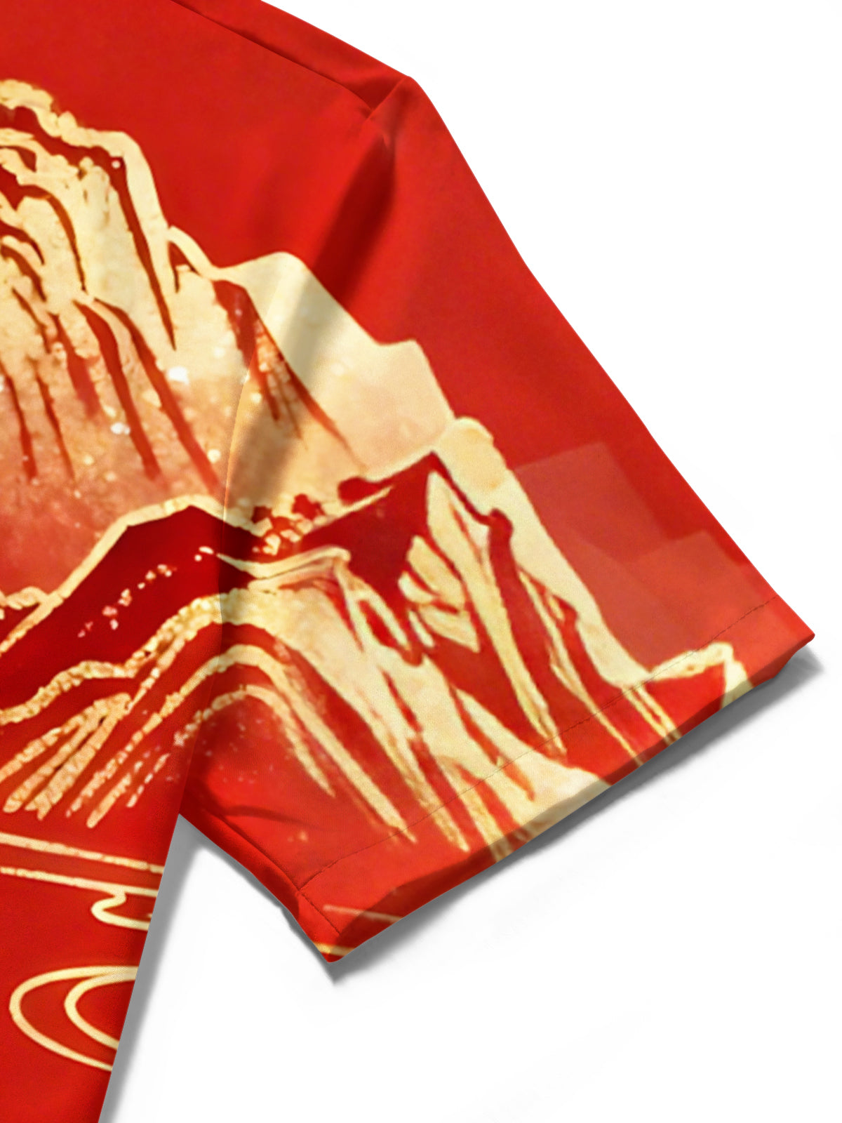 Horse Print Men's Pocket Short Sleeve Shirts