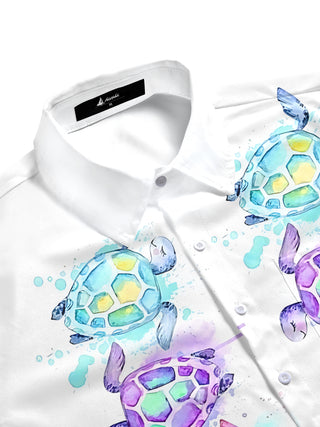 men's short sleeve shirt side view