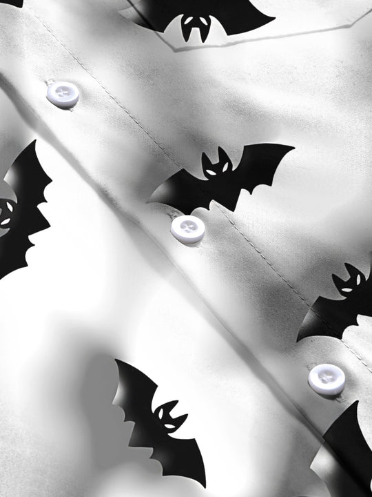 men's printed short sleeve flat lay shirt