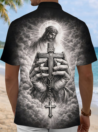 men's pocket shirt back view