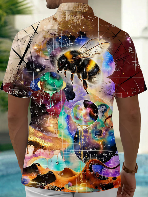 men's pocket shirt back view