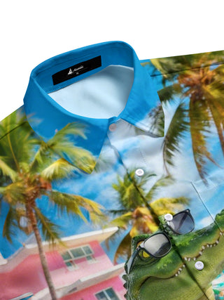 men's tropical shirt side view