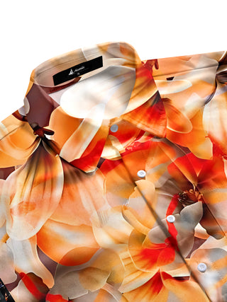 men's botanical shirt side view