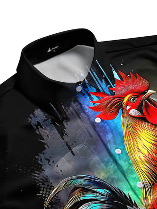men's short sleeve shirt side view
