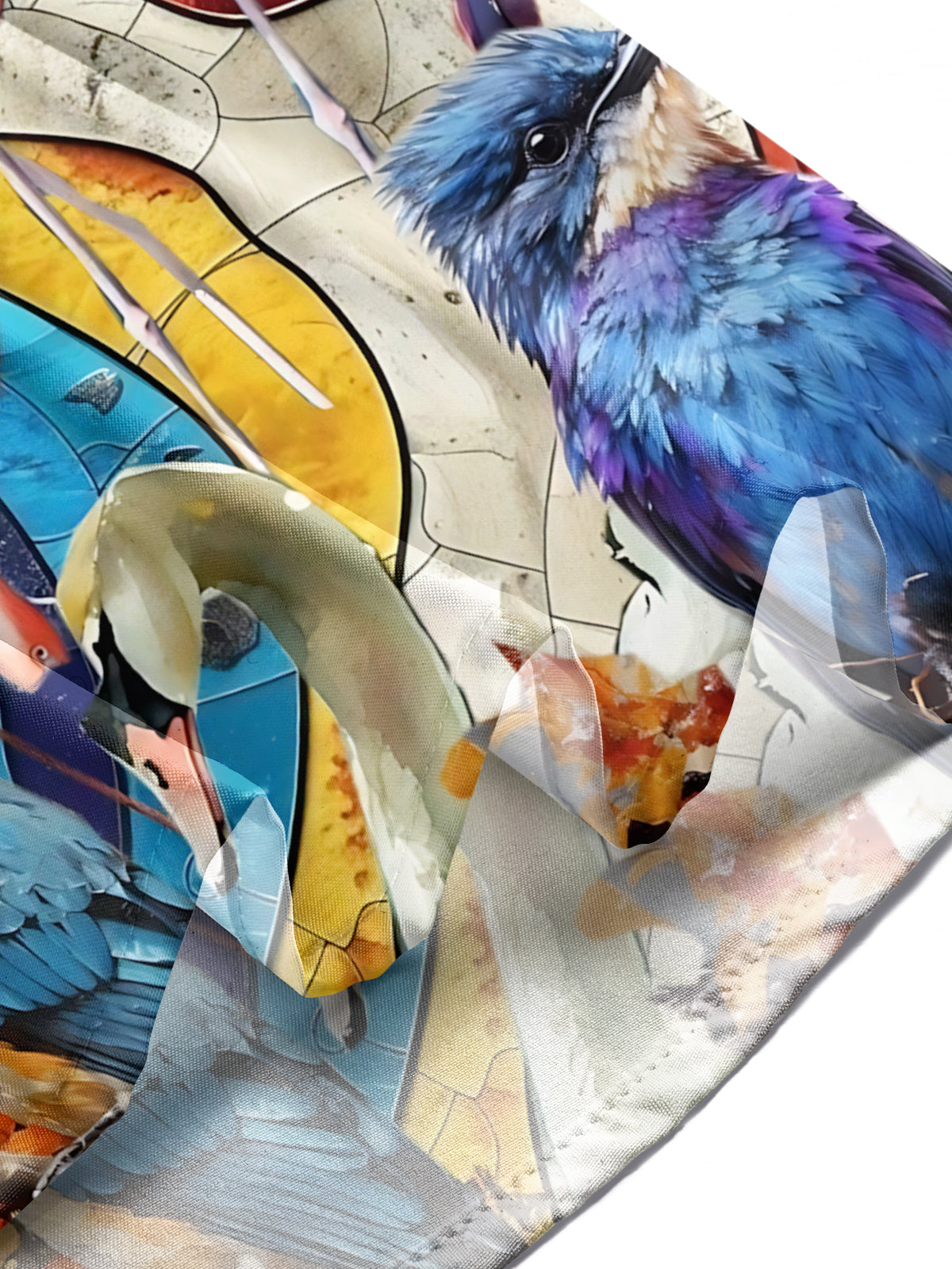 Flamingo Print Men's Pocket Short Sleeve Shirts