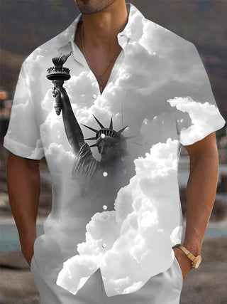 men's shirt front view