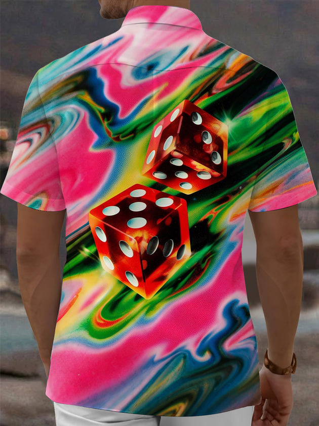 men's pocket shirt back view