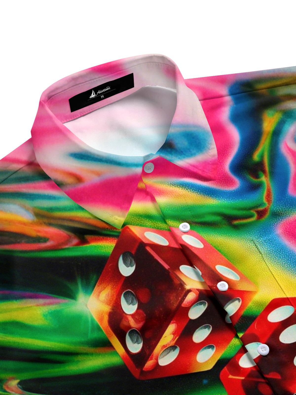 men's short sleeve shirt side view