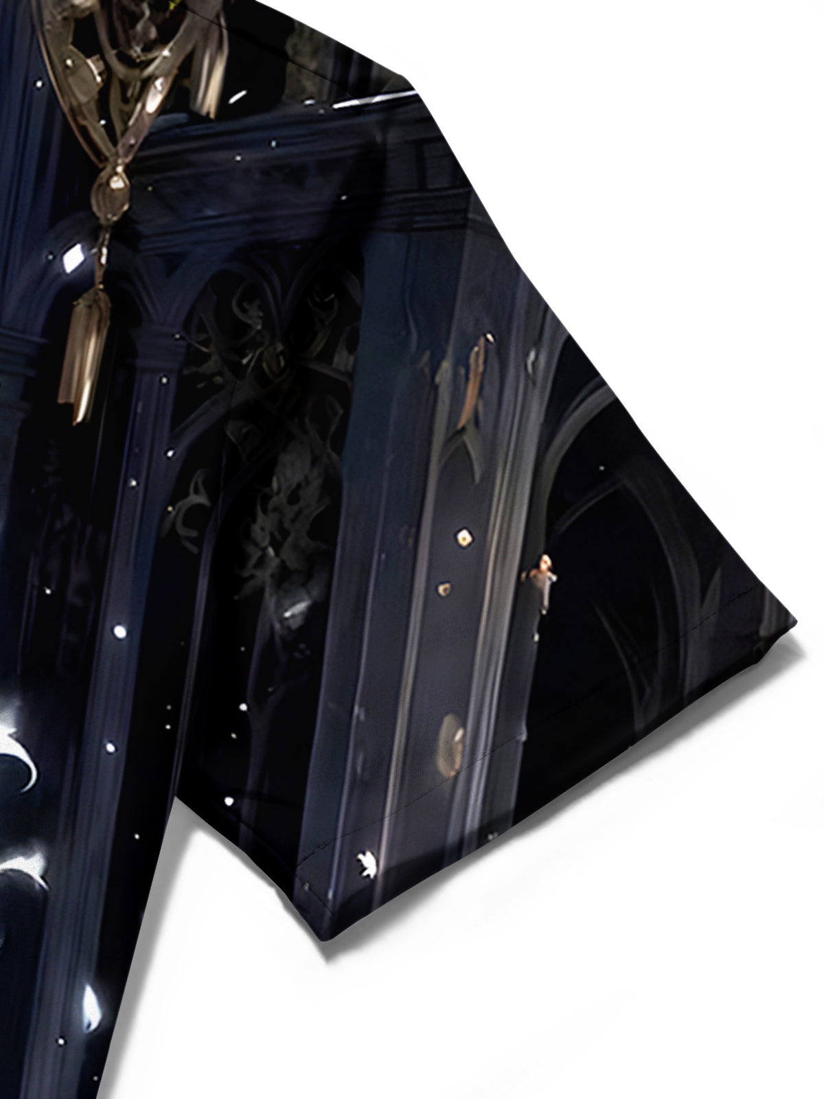 Lion Floral Men's Pocket Short Sleeve Shirts