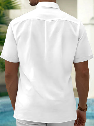 men's pocket shirt back view