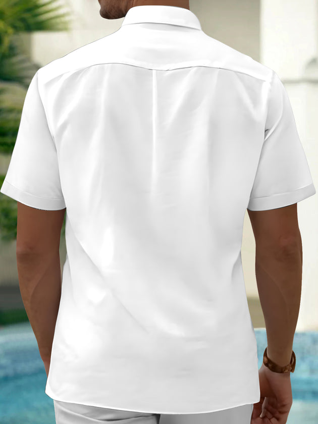 men's pocket shirt back view