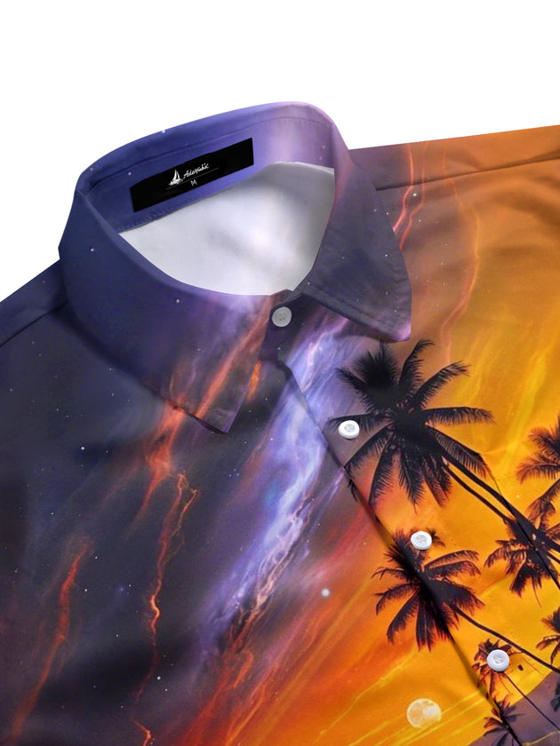 men's tropical shirt side view