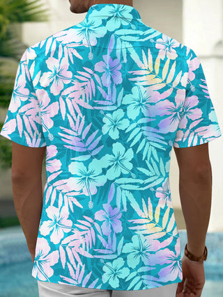 men's aloha shirt back view