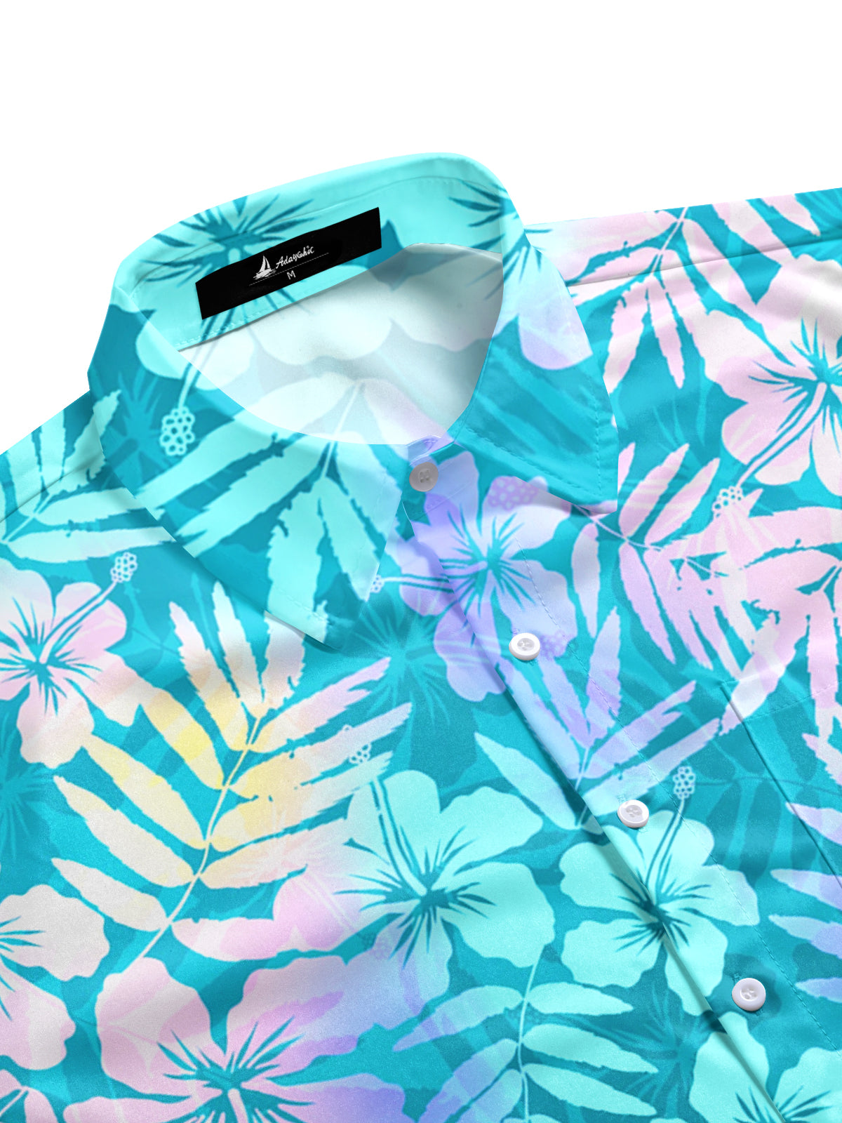 men's tropical shirt side view