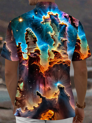 men's pocket shirt back view