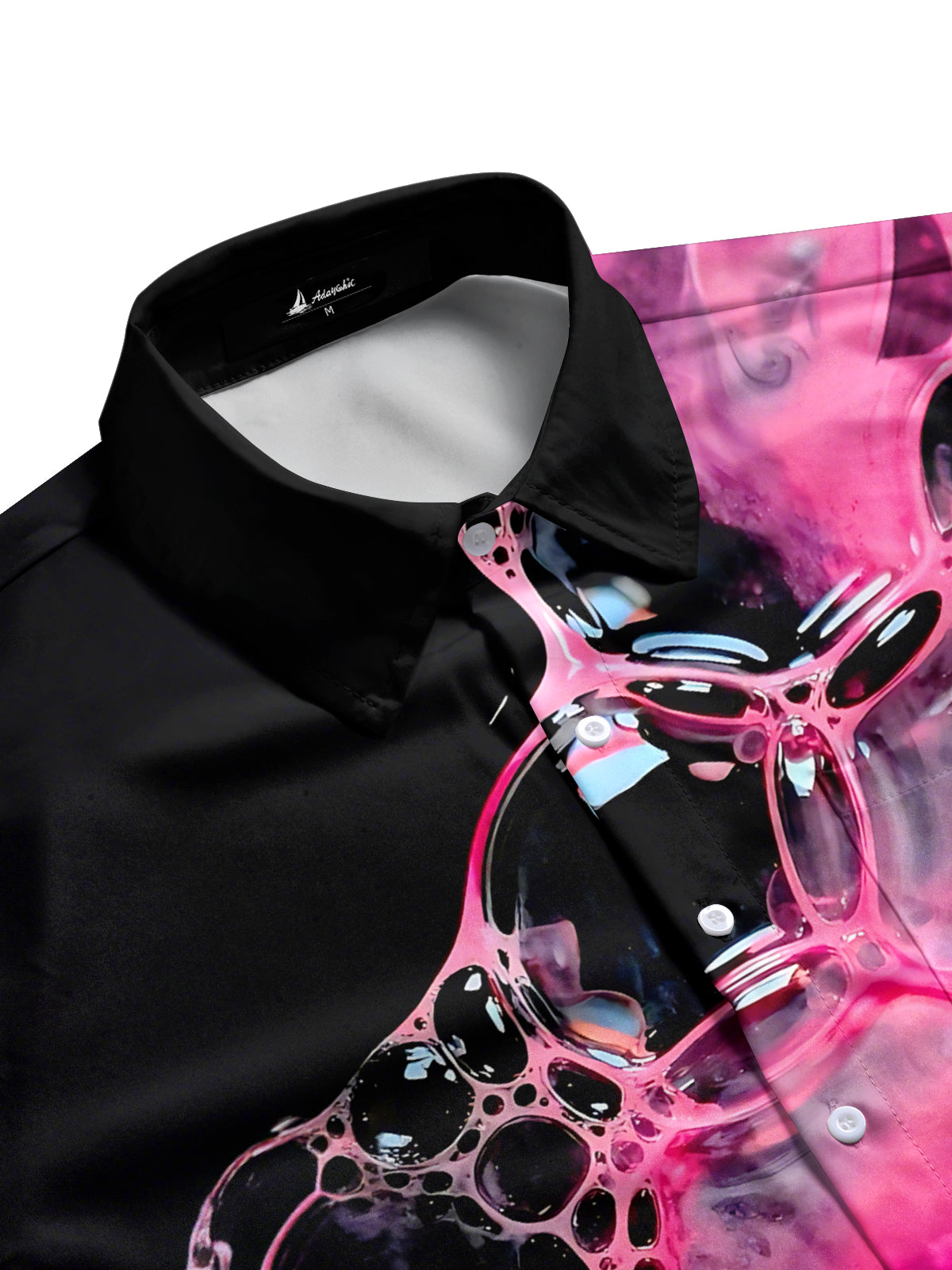 men's short sleeve shirt side view