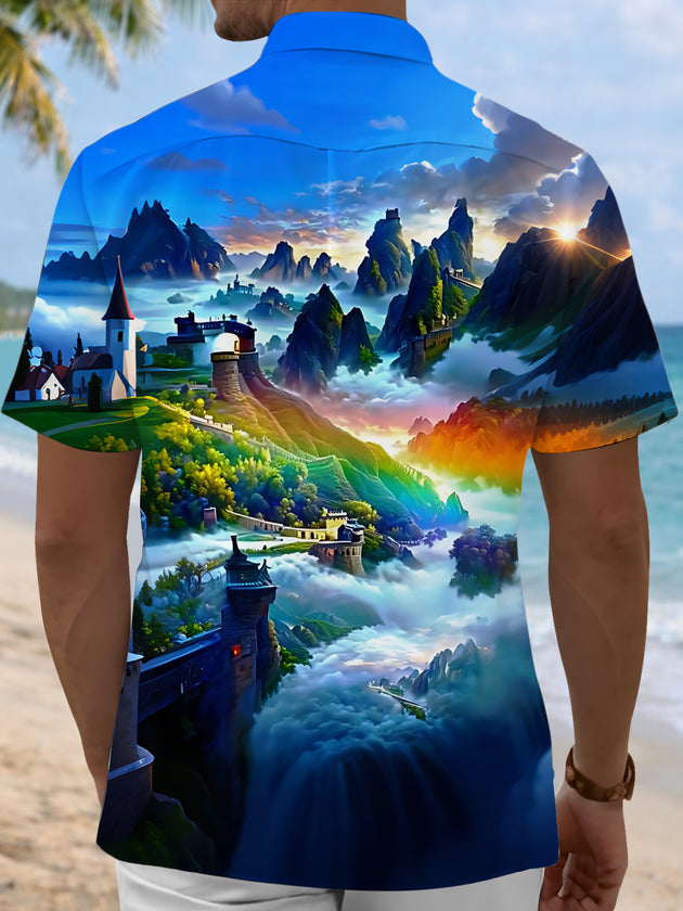 men's pocket shirt back view