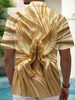 men's pocket shirt back view