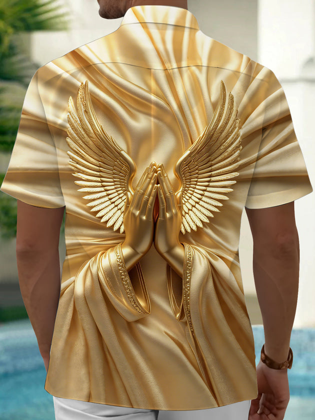 men's pocket shirt back view