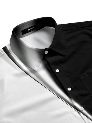 Men's half sleeve pocket shirt side view
