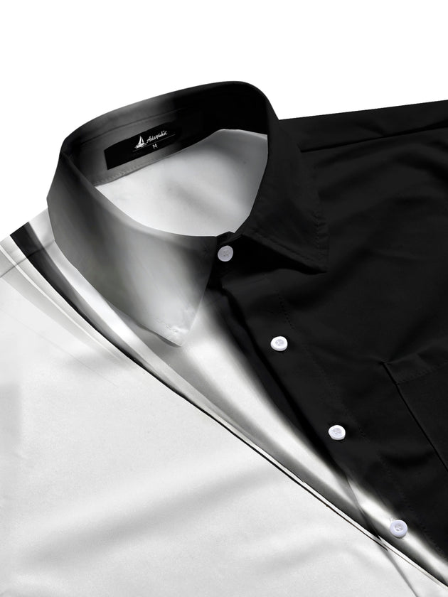 Men's half sleeve pocket shirt side view