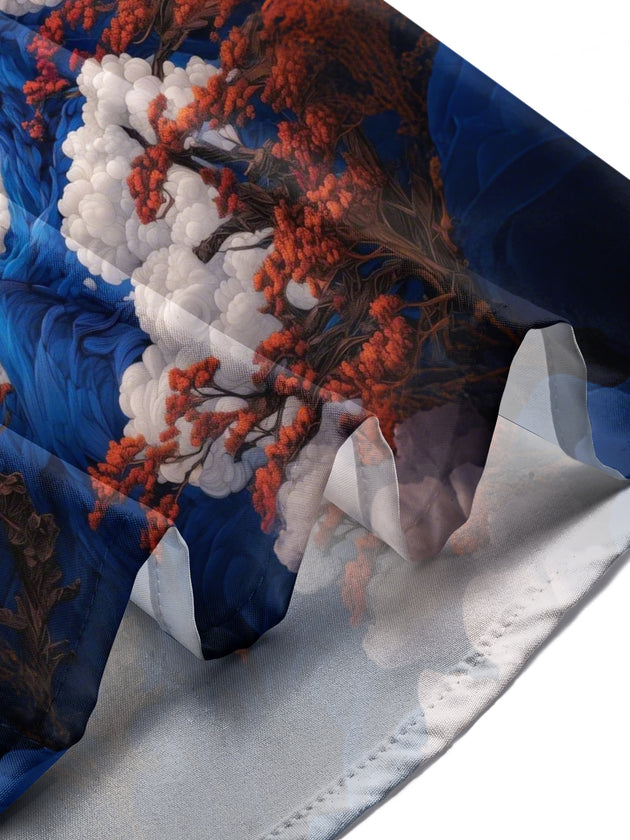 men's printed shirt summer vacation
