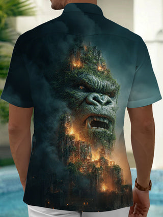 men's pocket shirt back view
