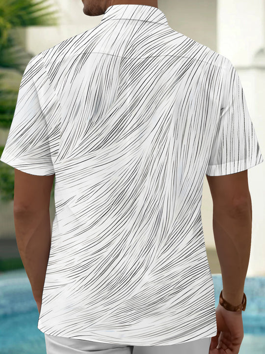 men's pocket shirt back view