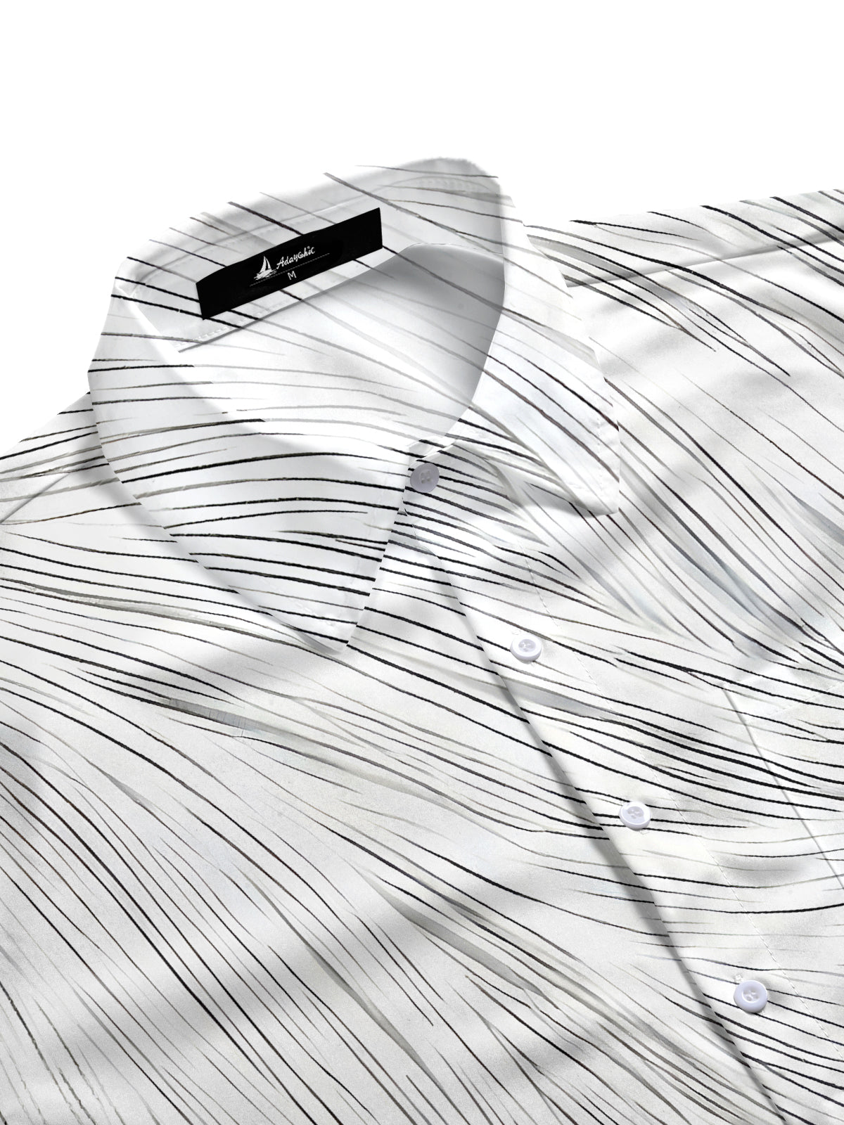 men's short sleeve shirt side view