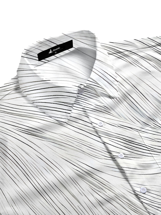 men's short sleeve shirt side view