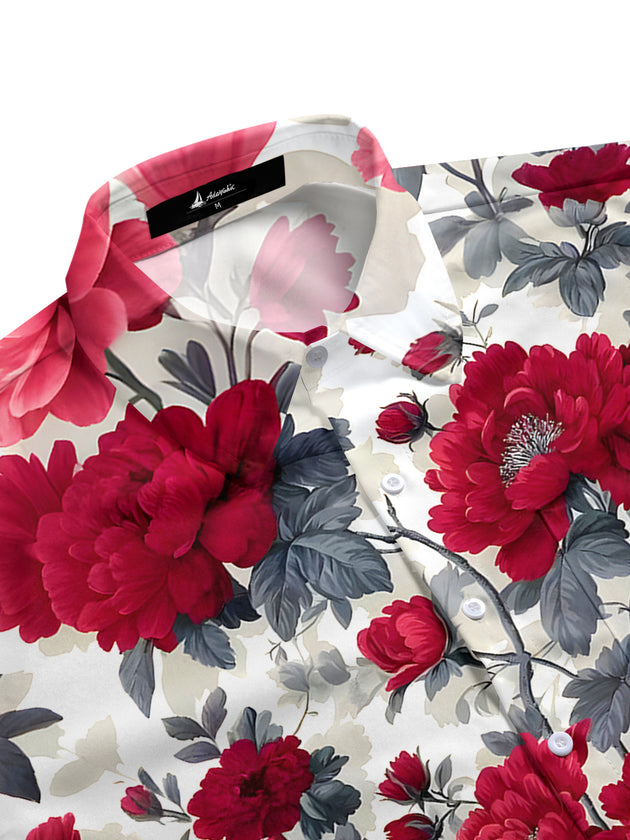 men's botanical shirt side view