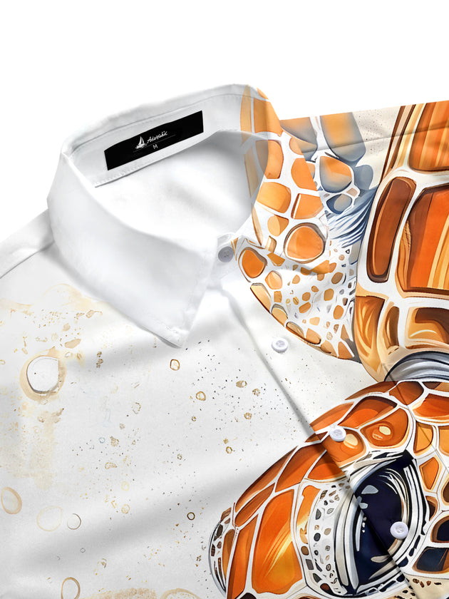 men's tropical shirt side view