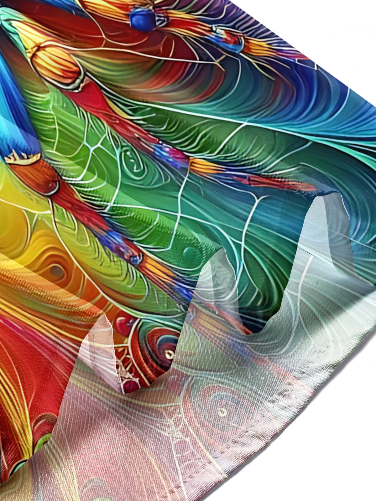 Spider Print Men's Pocket Short Sleeve Shirts