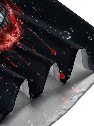 men's skull print shirt summer vacation