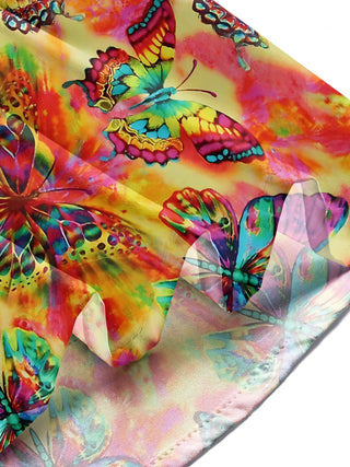 Men's butterfly print pocket short sleeve shirt lifestyle shot