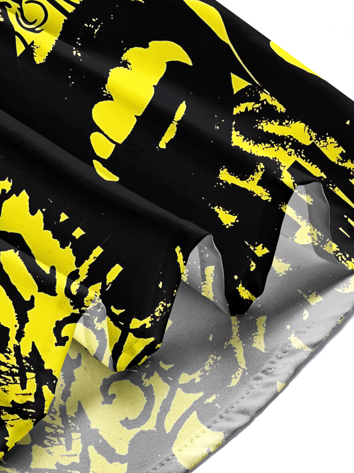 men's abstract print short sleeve shirt lifestyle scene