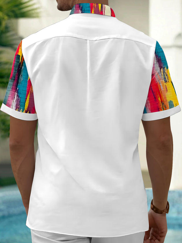 men's tye dye shirt back view