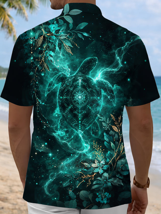 men's pocket shirt back view