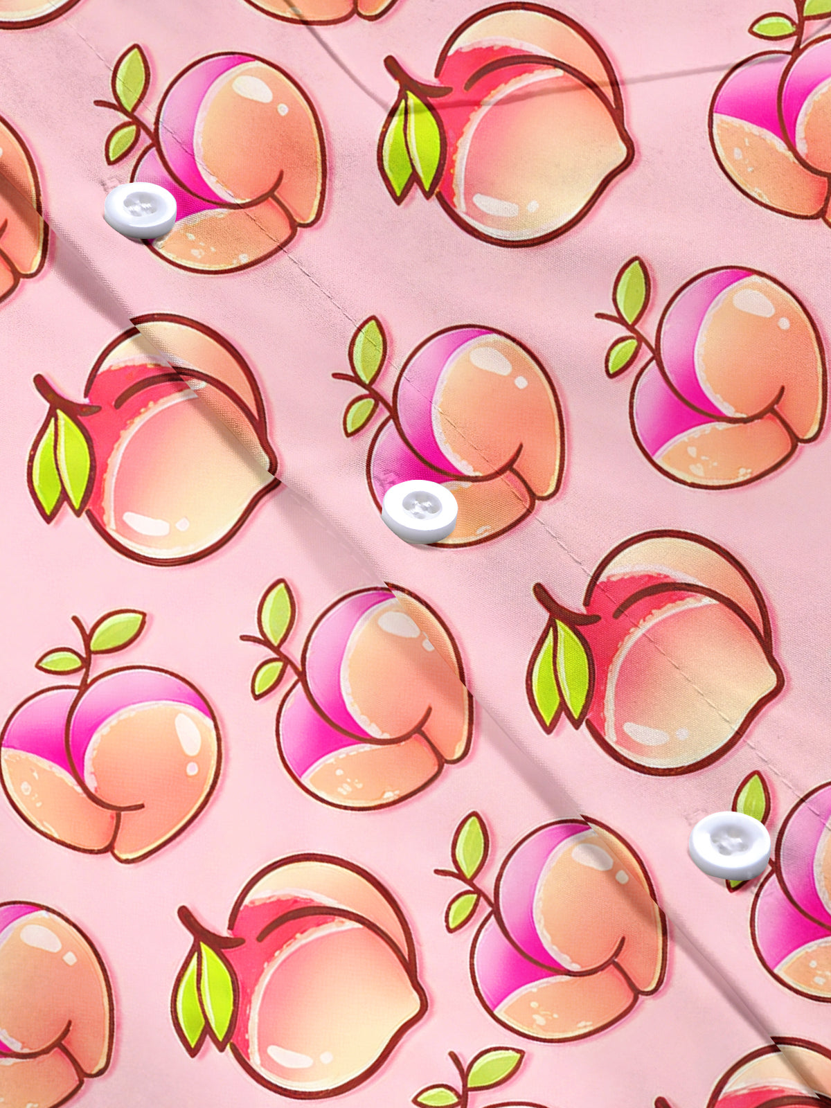 men's printed short sleeve flat lay shirt